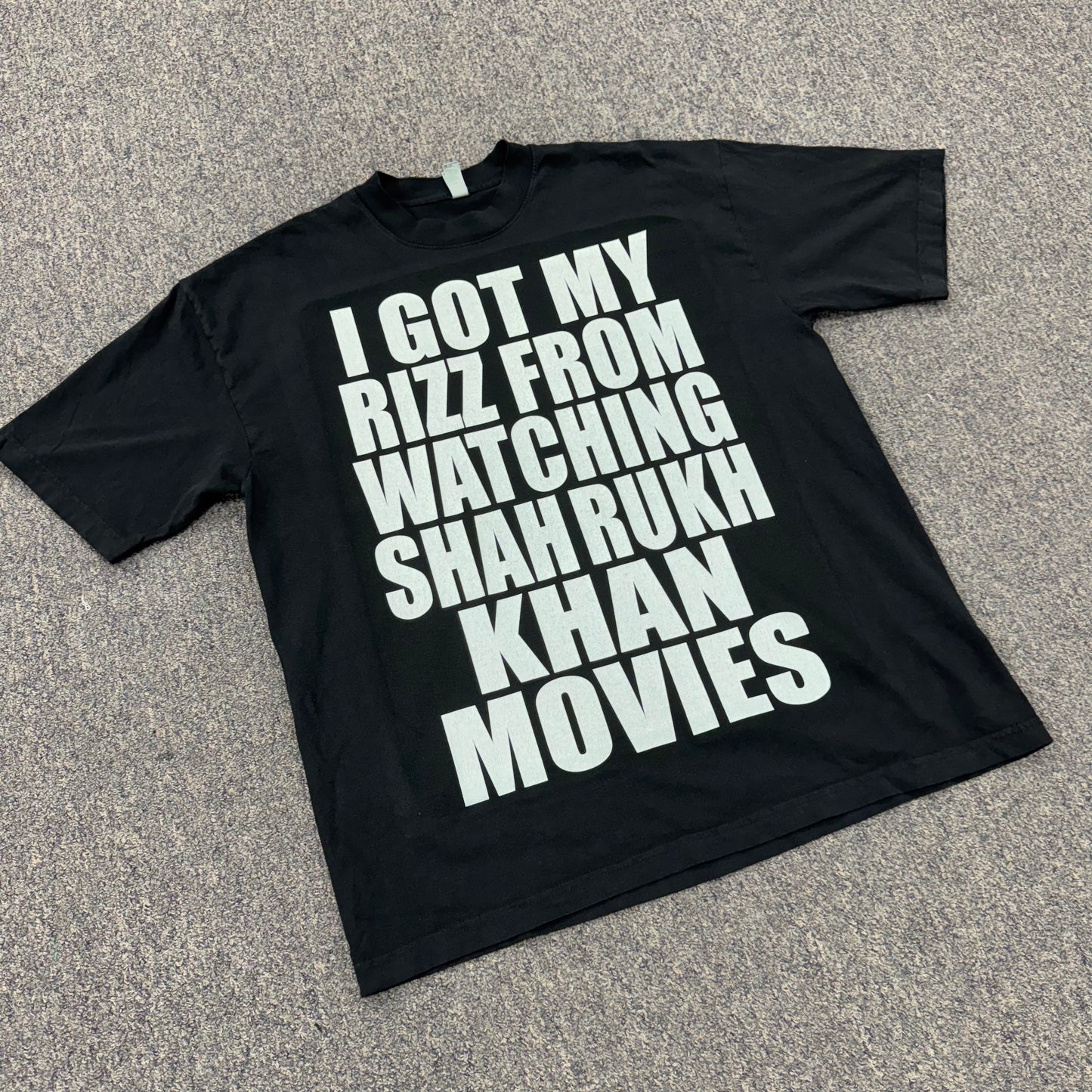 SHAHRUKH KHAN RIZZ TEE BLACK