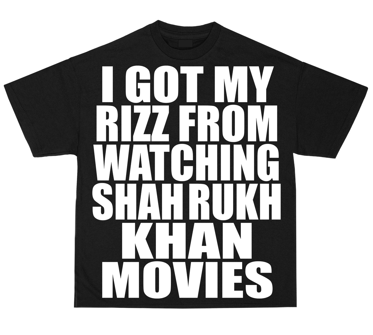 SHAHRUKH KHAN RIZZ TEE BLACK