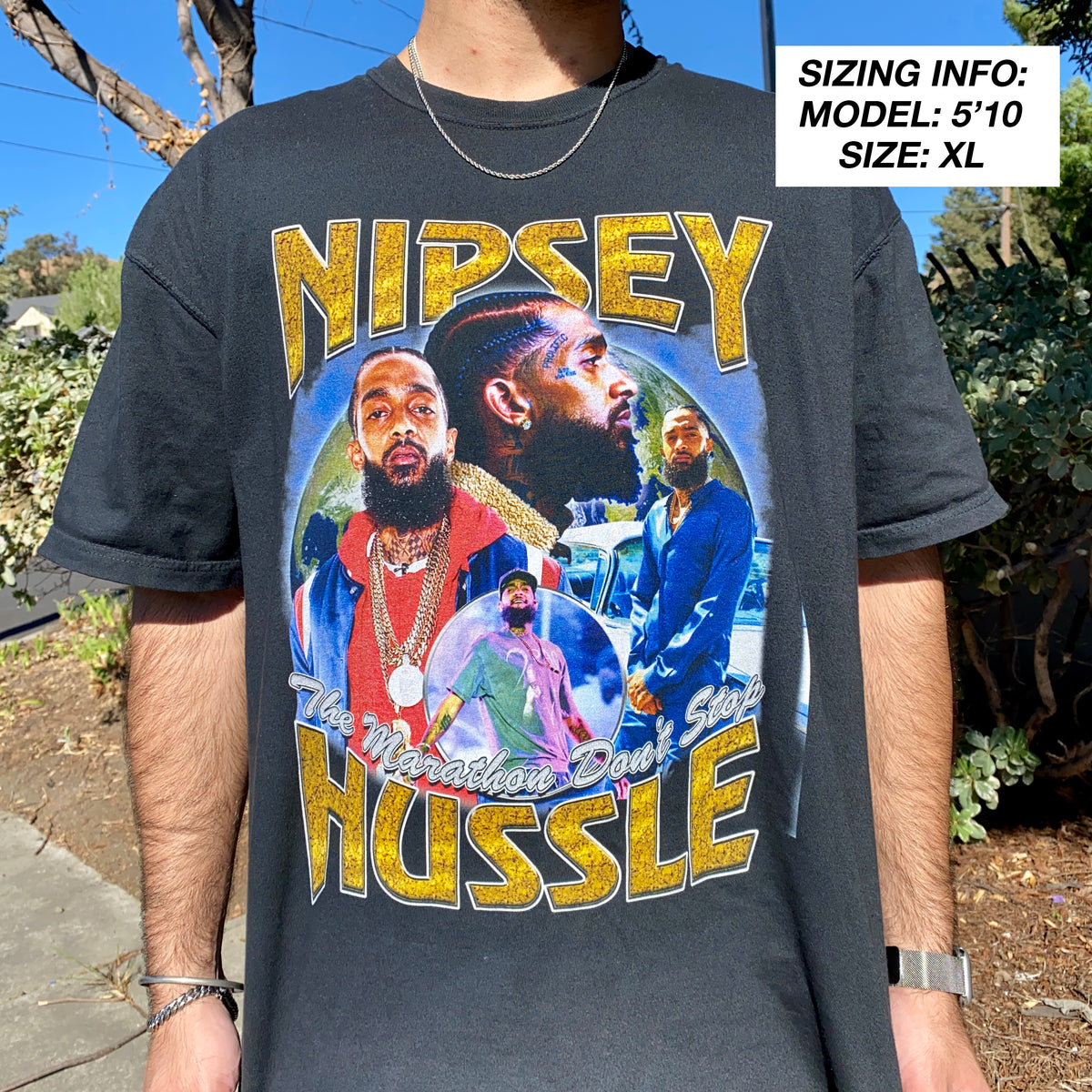 Big Face Nipsey Hussle Classic T-shirt - Dalatshirt