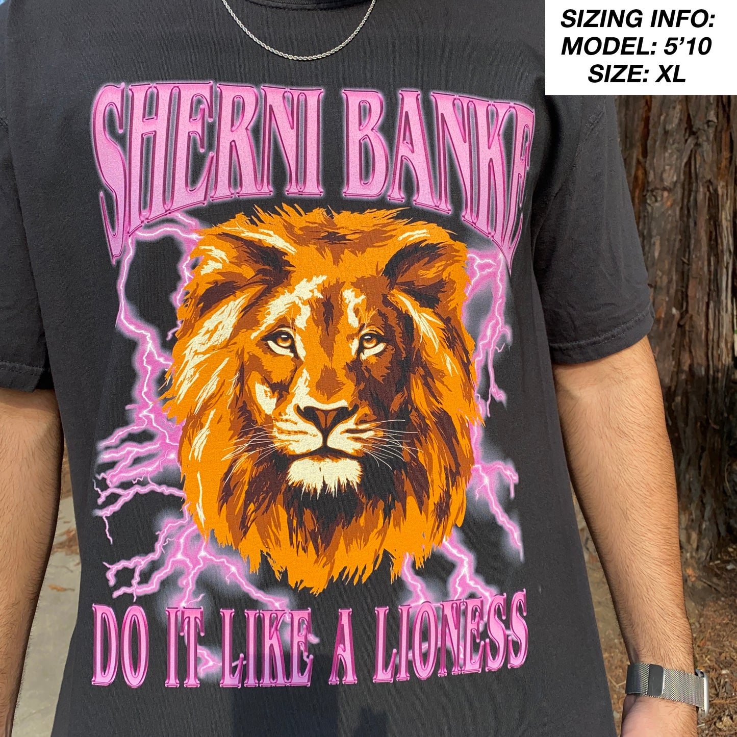 SHERNI BANKE VINTAGE TEE BLACK