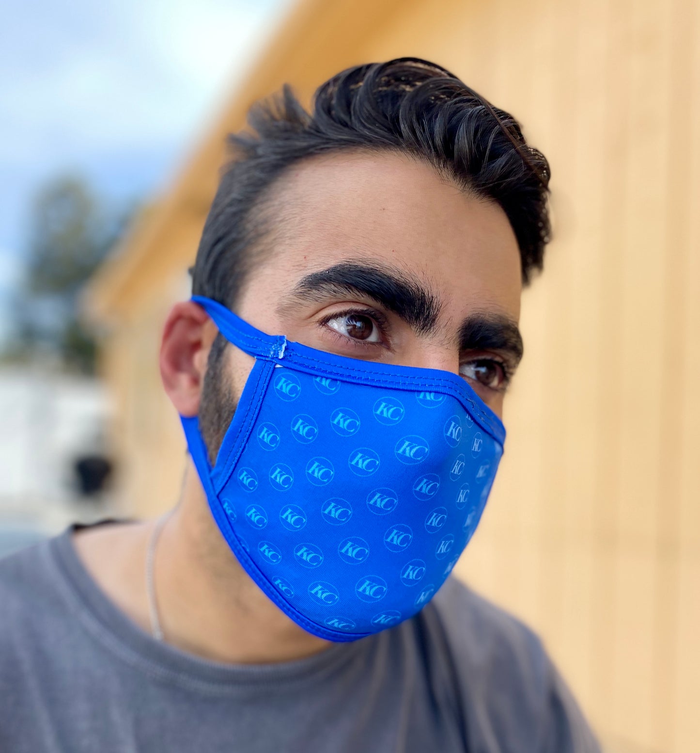 KC CLASSIC FABRIC MASK - SKY HIGH BLUE