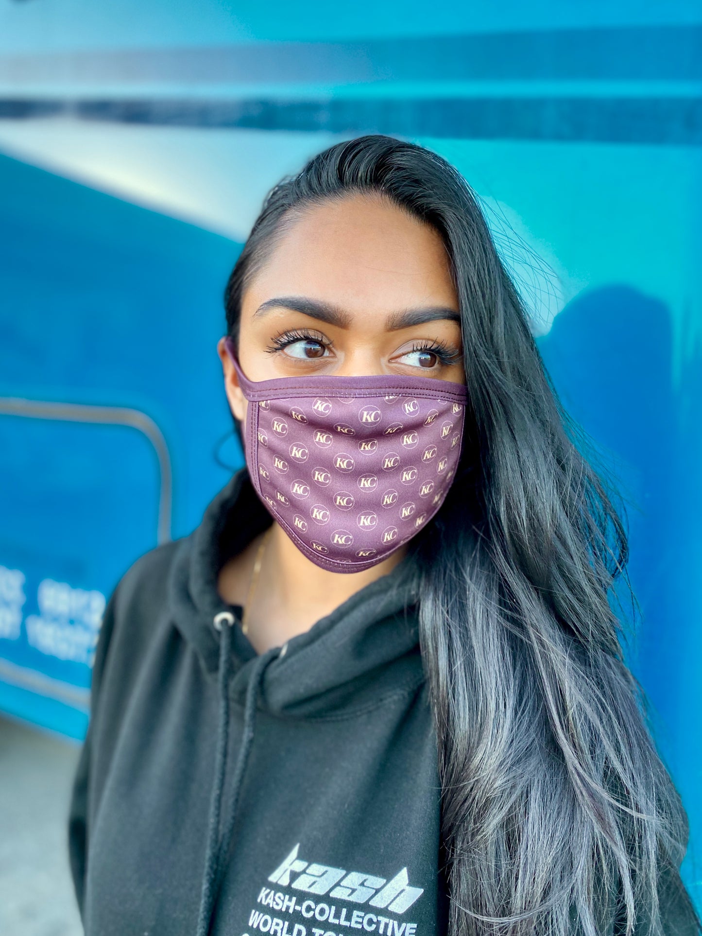 KC CLASSIC FABRIC MASK - DIRTY GOLD