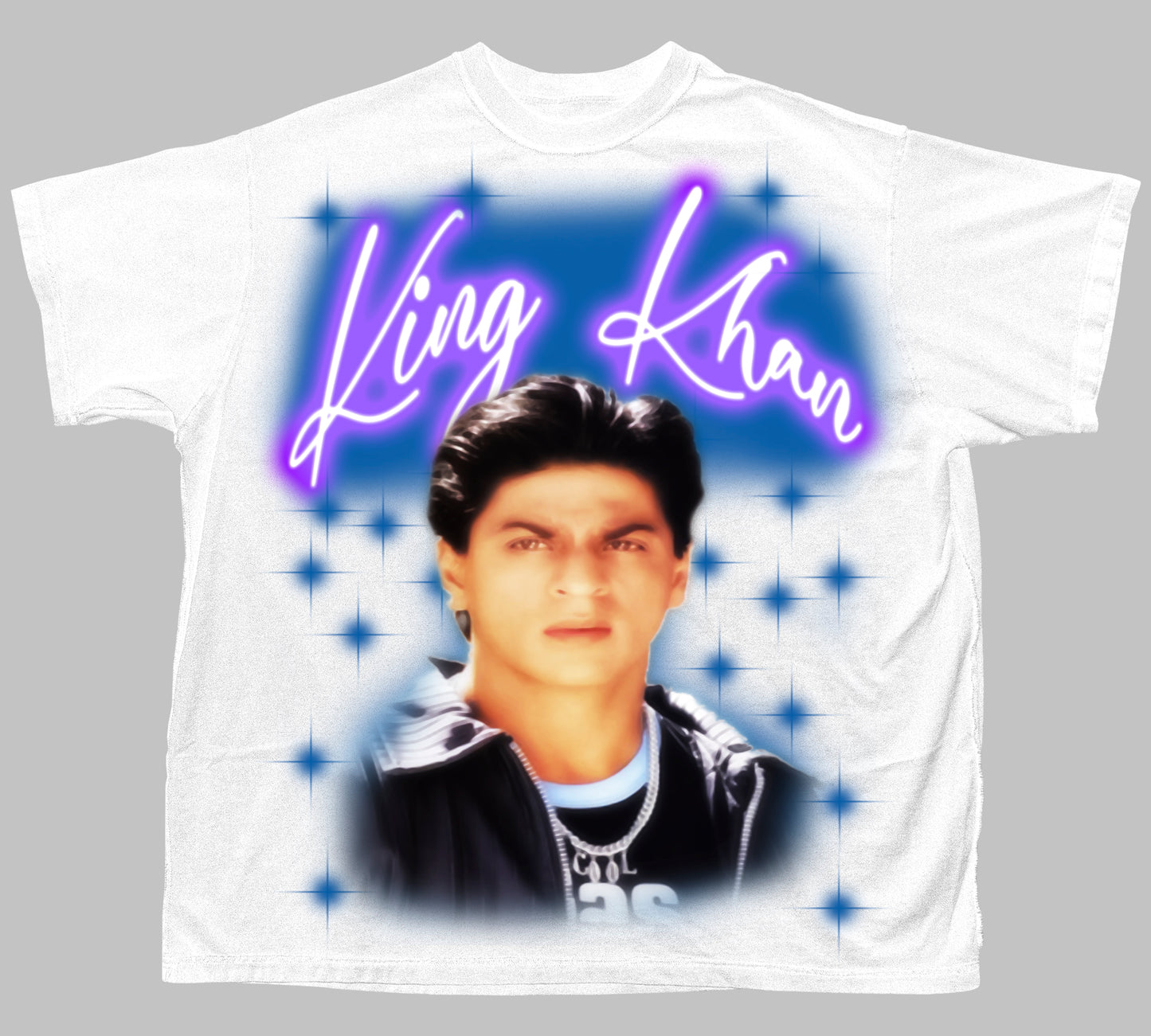 SRK VINTAGE AIRBRUSH WHITE TEE