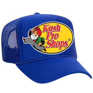 KASH PRO SHOPS TRUCKER HAT-BLUE