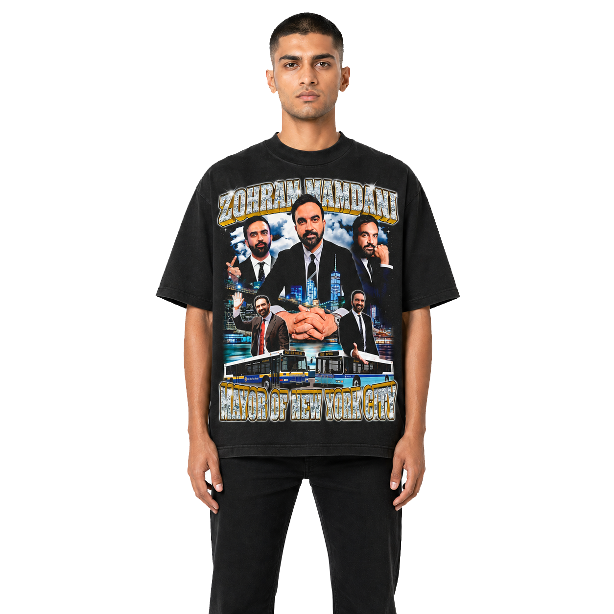 ZOHRAN MAMDANI T-Shirt | KASH COLLECTIVE | DESI APPAREL | NEW YORK