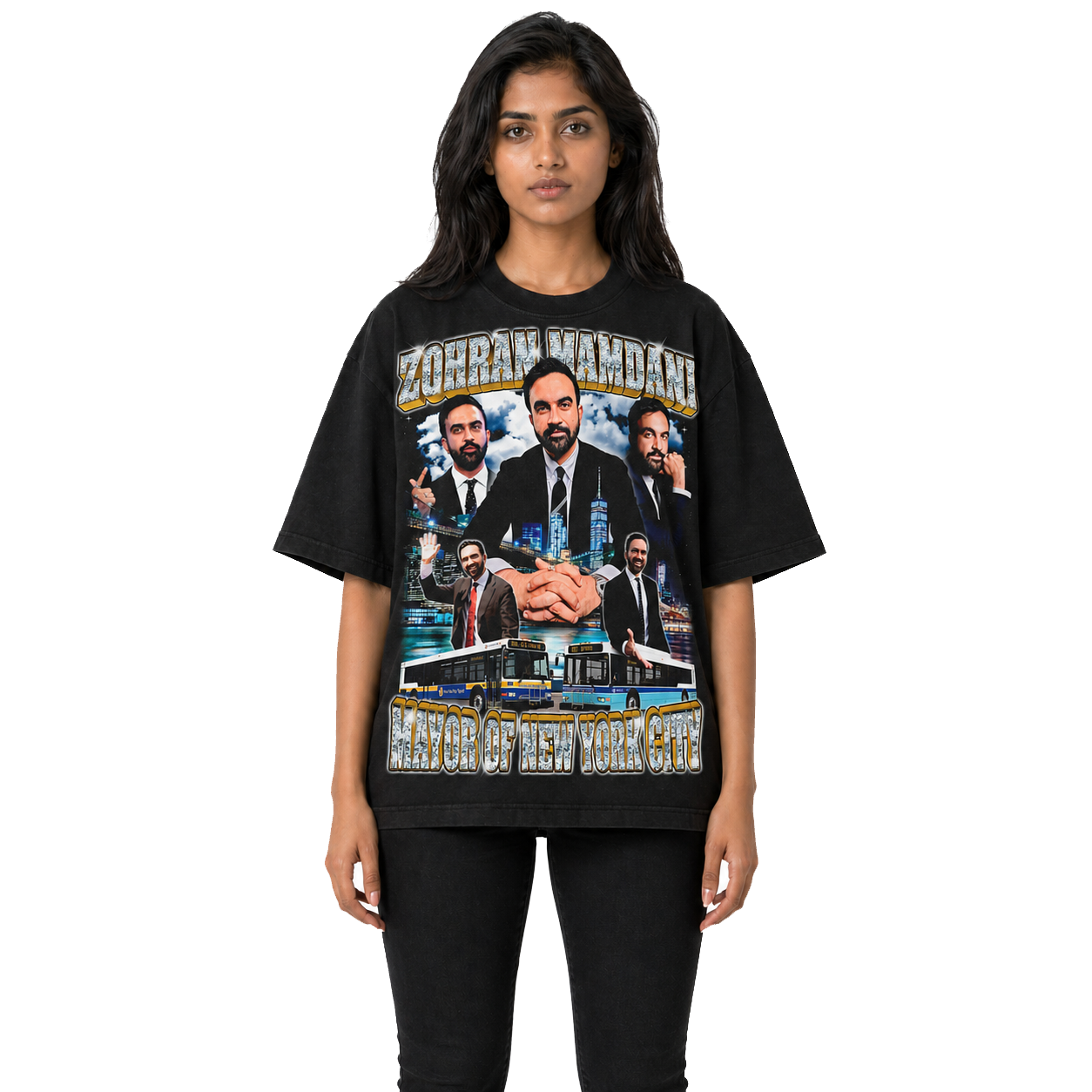 ZOHRAN MAMDANI T-Shirt | KASH COLLECTIVE | DESI APPAREL | NEW YORK