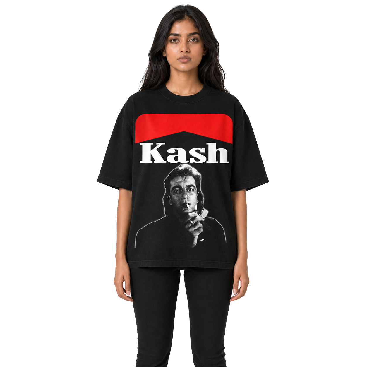 SANJAY DUTT KASH PACK BLACK T-Shirt