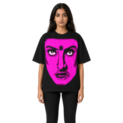 REKHA BIG FACE HYPER PINK T-Shirt