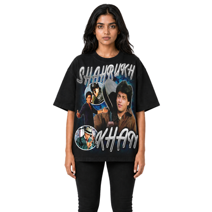 SHAHRUKH KHAN VINTAGE T-Shirt JUMBO PRINT