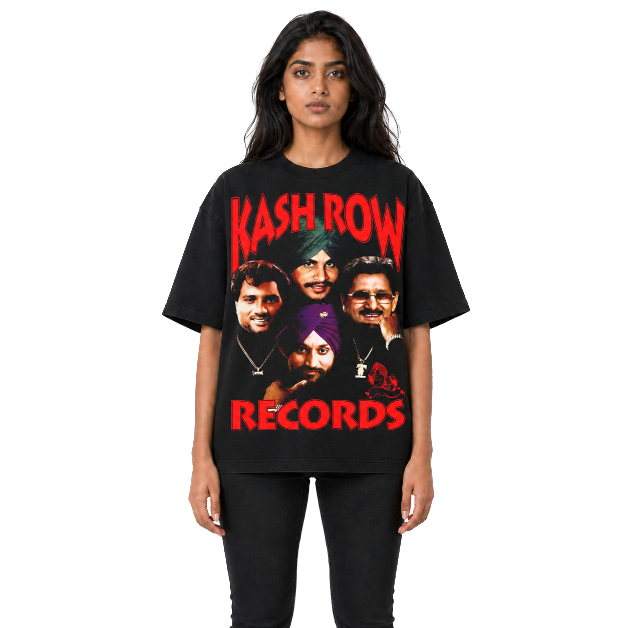KASH ROW RECORDS VINTAGE T-Shirt | KASH COLLECTIVE | Punjabi
