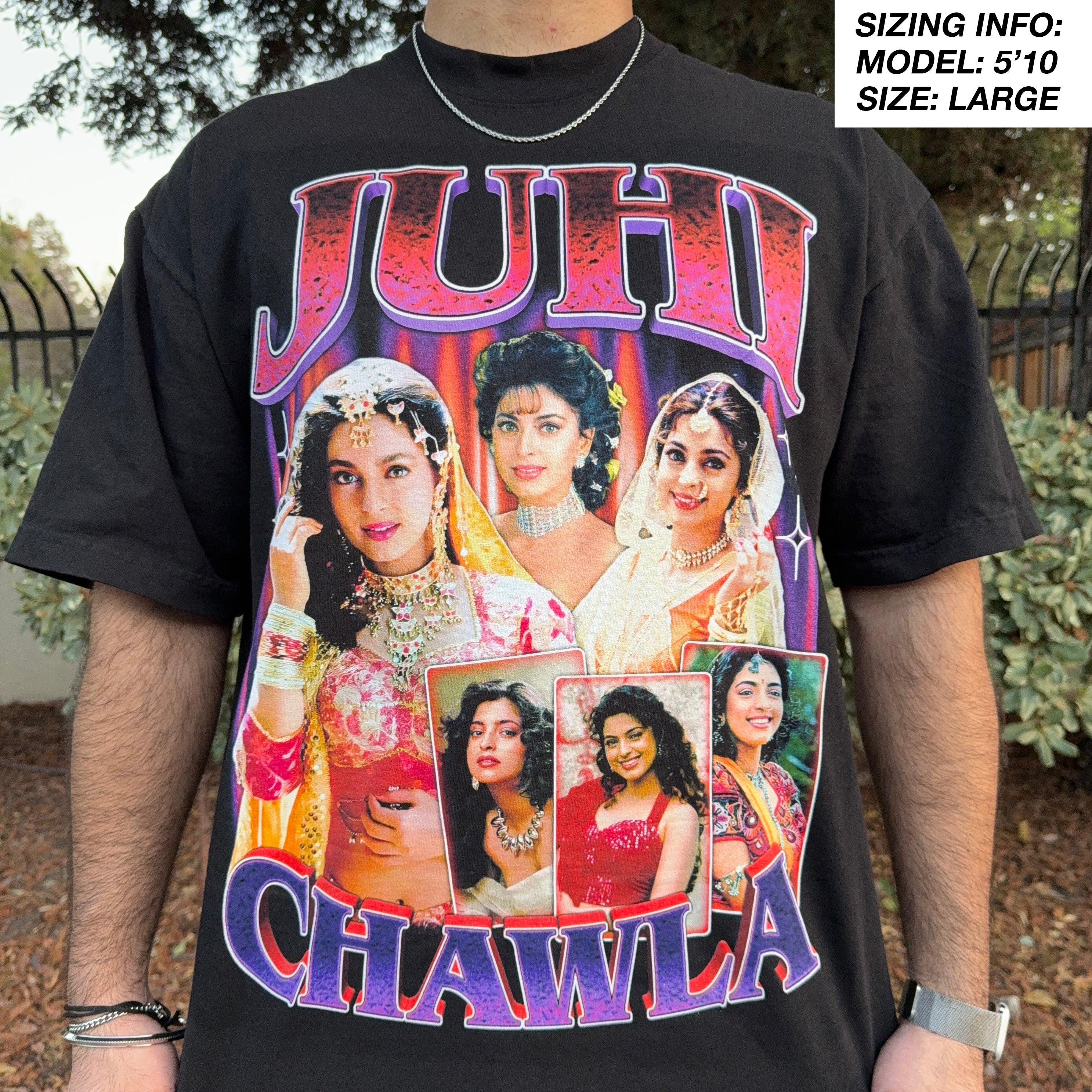 JUHI CHAWLA T-Shirt | KASH COLLECTIVE | Juhi Chawla | bollywood