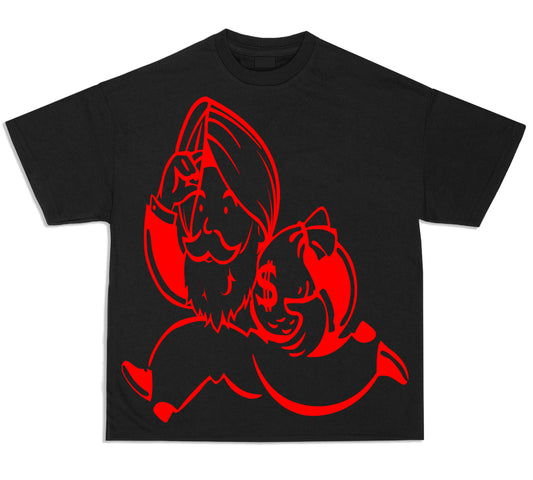 MR KASH BLACK RED TEE