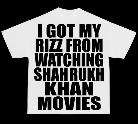 SHAHRUKH KHAN RIZZ TEE WHITE