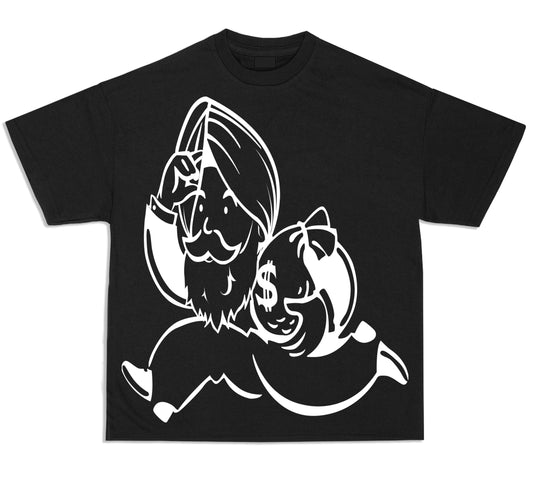 MR KASH BLACK WHITE TEE