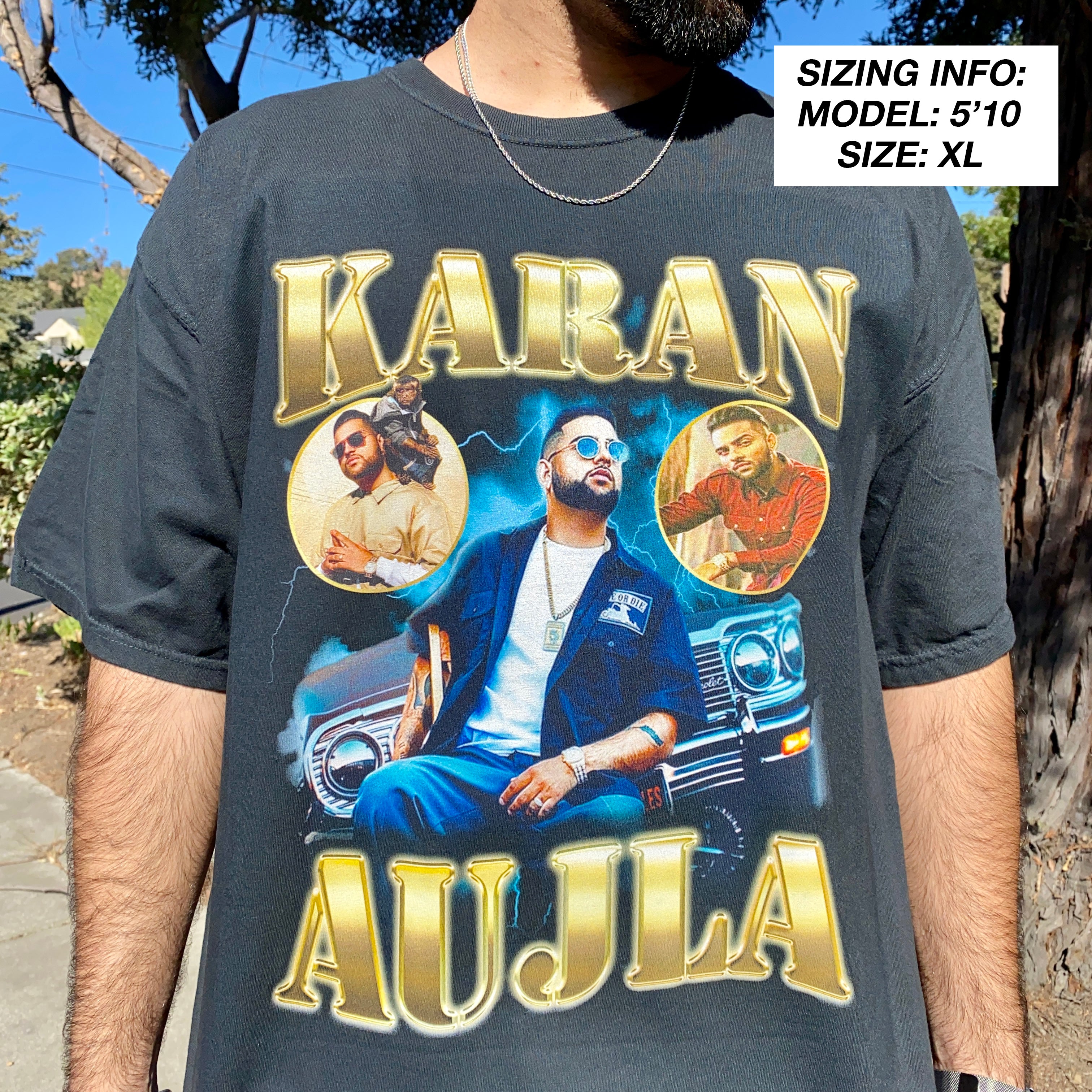 Karan aujla sale t shirt