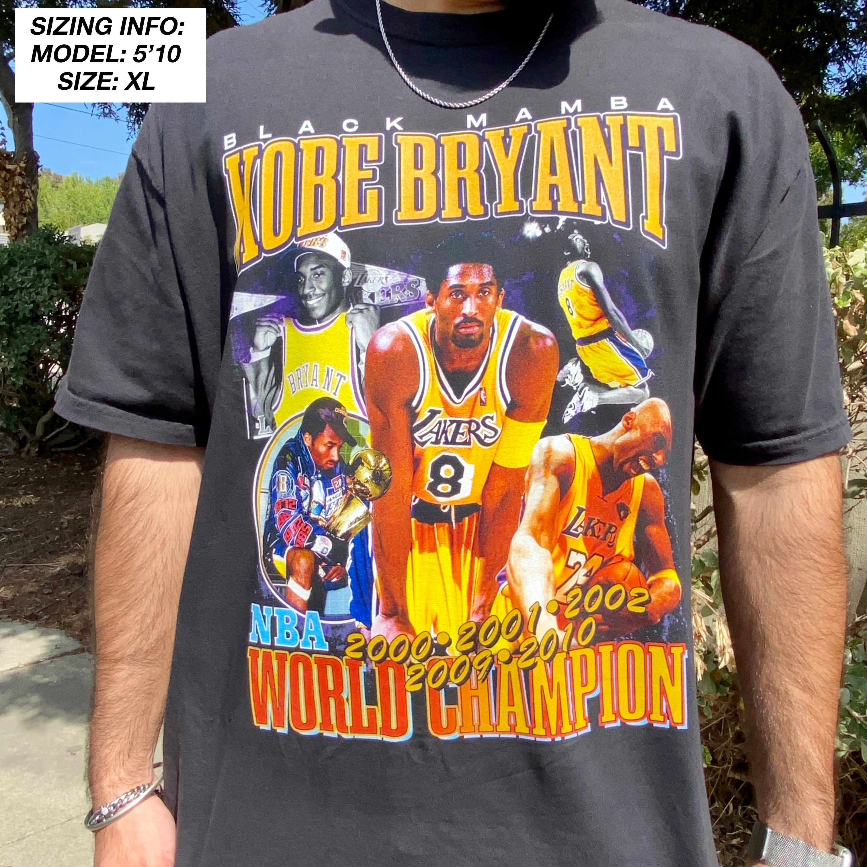 Kobe bryant hotsell vintage t shirt