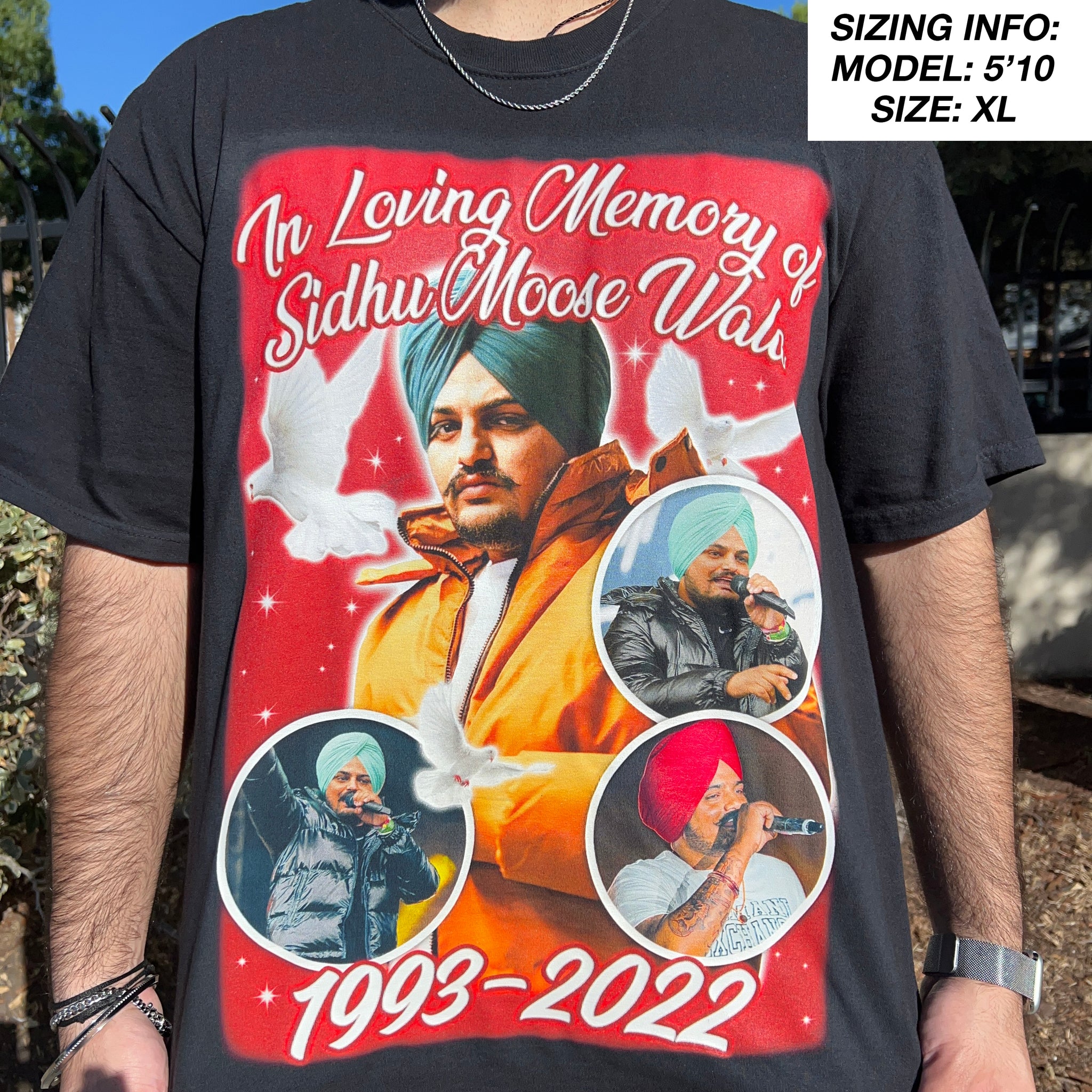 Sidhu Moosewala VINTAGE T-Shirt  KASH COLLECTIVE – KASHCOLLECTIVE