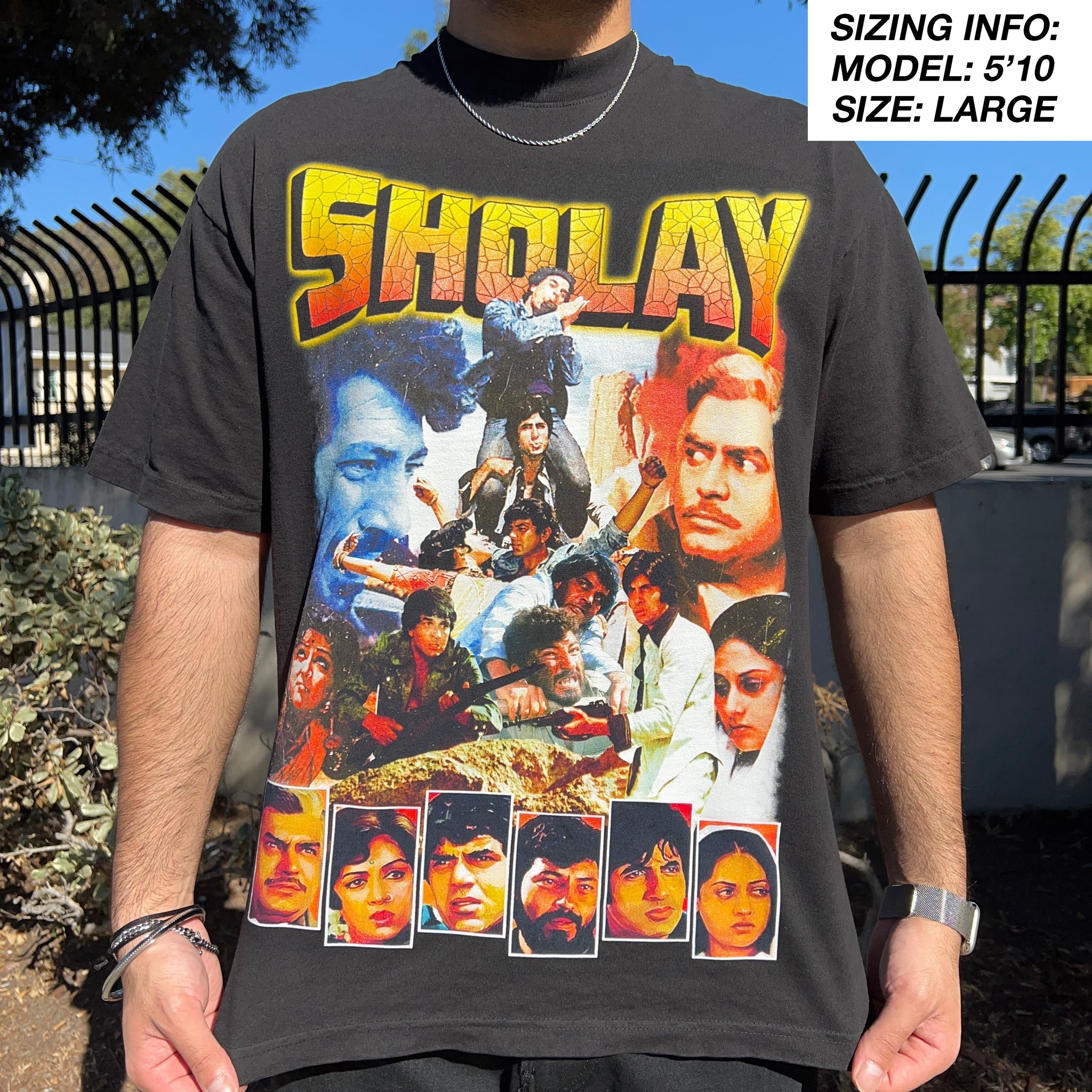 SHOLAY VINTAGE T-Shirt | KASH BOLLYWOOD MOVIE –