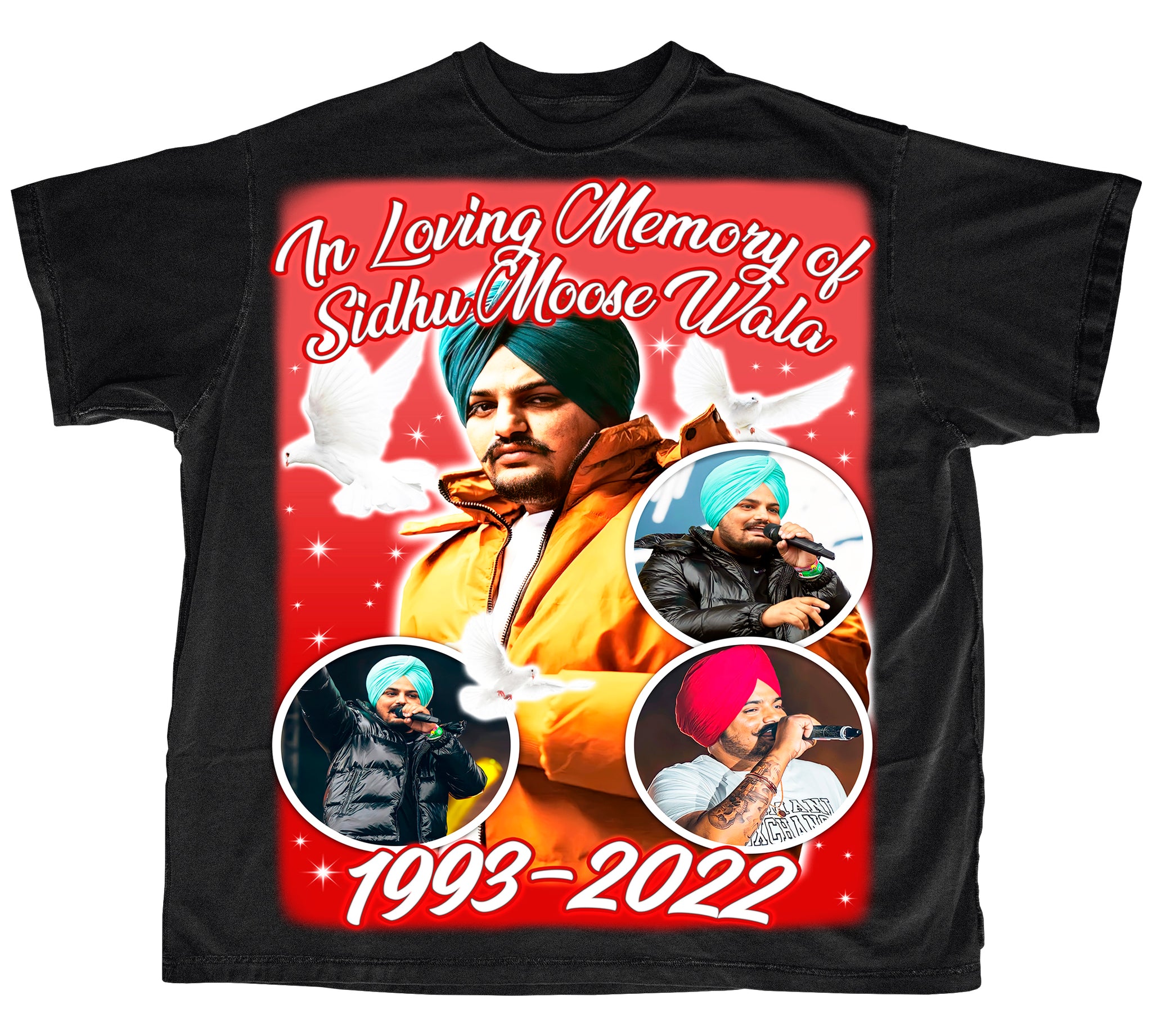 Sidhu Moosewala VINTAGE T-Shirt  KASH COLLECTIVE – KASHCOLLECTIVE