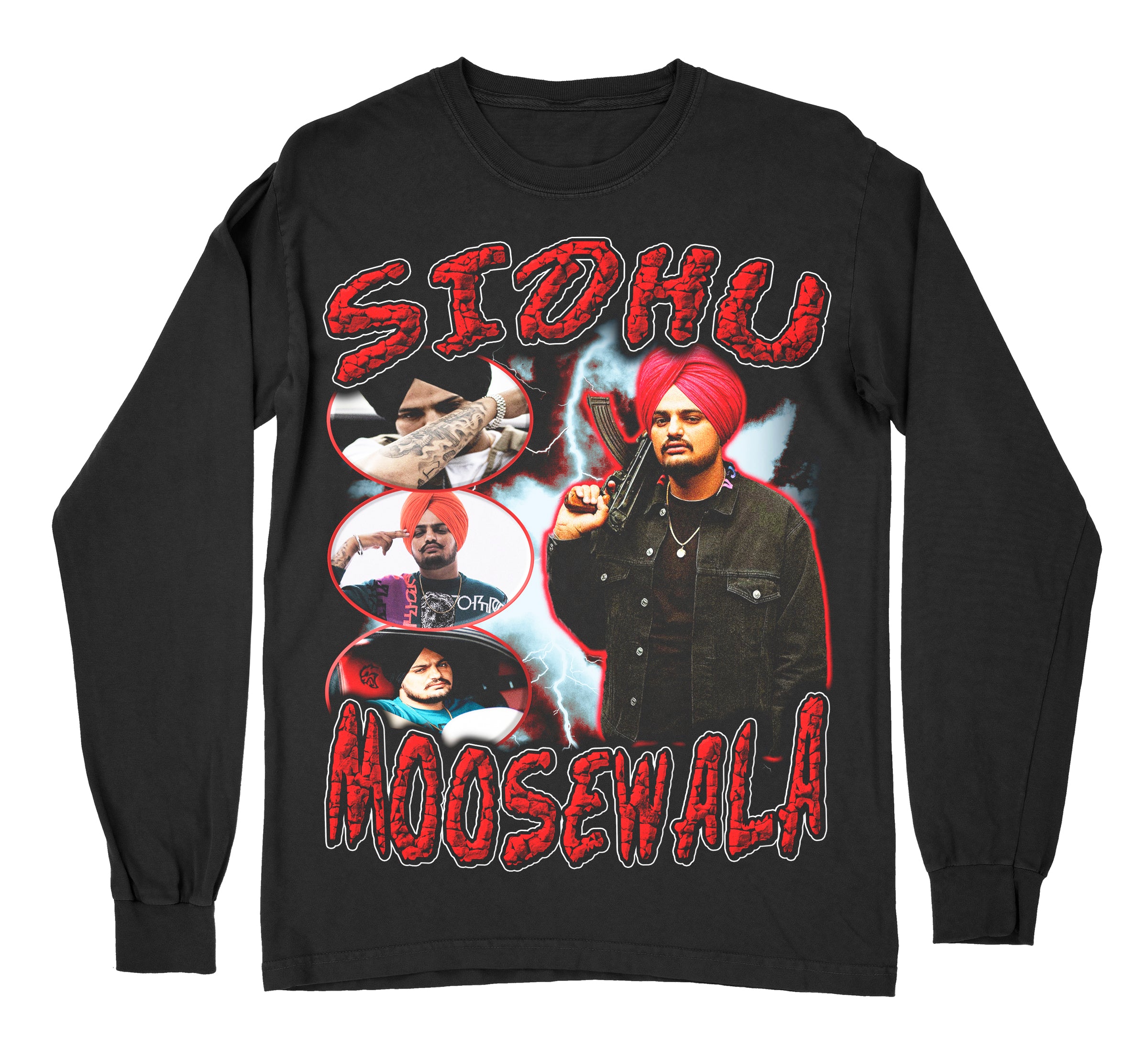 Sidhu Moosewala VINTAGE T-Shirt  KASH COLLECTIVE – KASHCOLLECTIVE