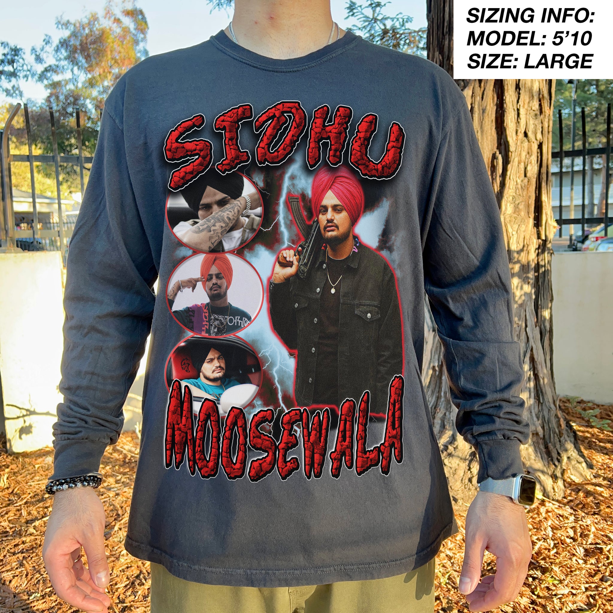 Sidhu Moosewala VINTAGE T-Shirt  KASH COLLECTIVE – KASHCOLLECTIVE